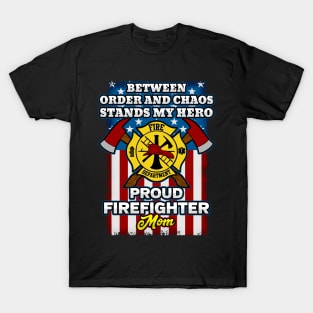 Firefighter Proud Mom T-Shirt